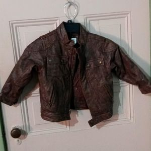 Baby leather jacket used in good condition .